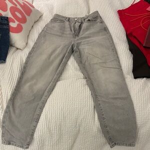 Zara Light Gray Denim Pants
